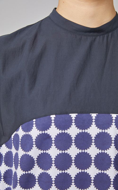 グラフィカルプリントワンピース