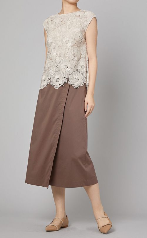 ストレッチラップスカート