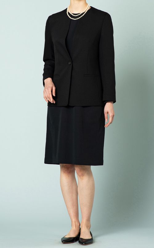 ストレッチノーカラージャケット