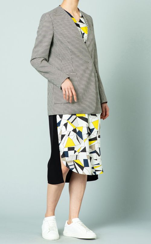 オーバーサイズノーカラージャケット