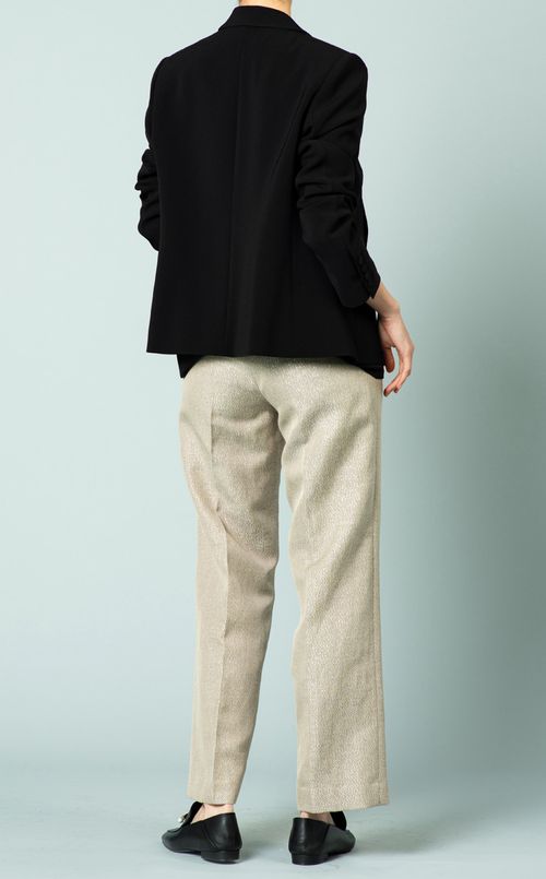 ラメストレートパンツ