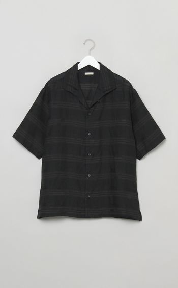 《手洗い可》マルチストライプシャークカラーシャツ