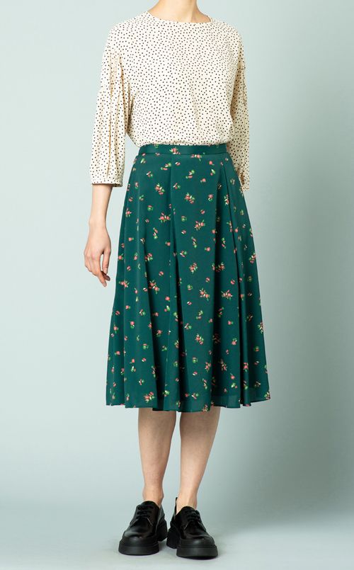 ランダムドットブラウス