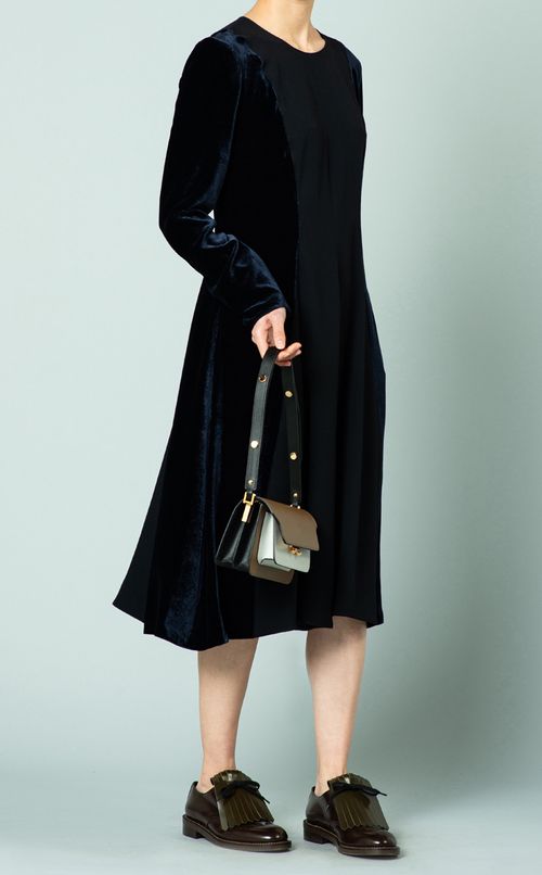 バイカラーミニトランクバッグ