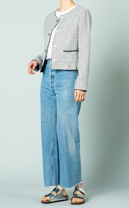 ツイードノーカラージャケット