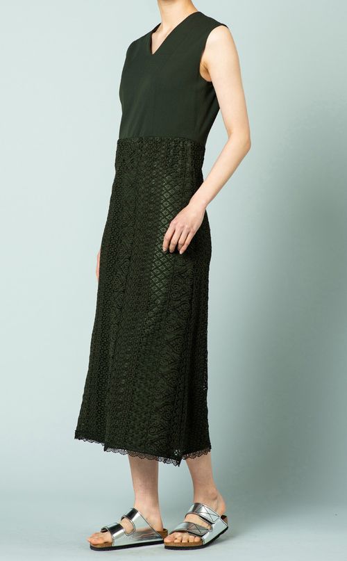 コンビネーションノースリーブワンピース