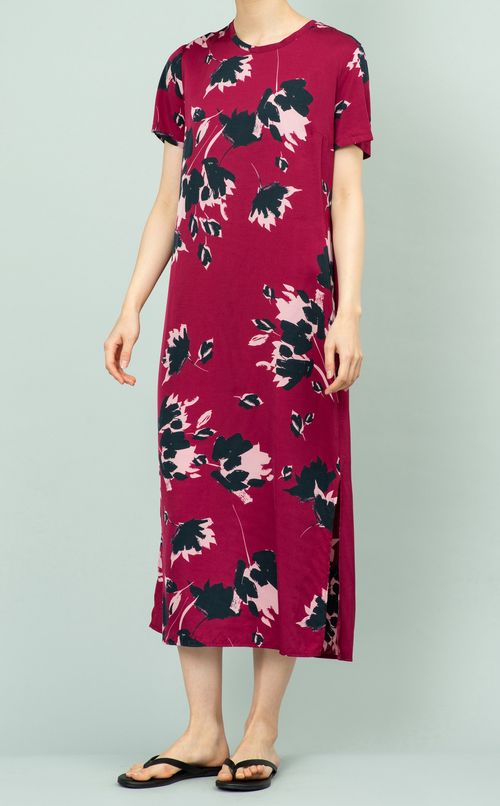 フラワープリントワンピース