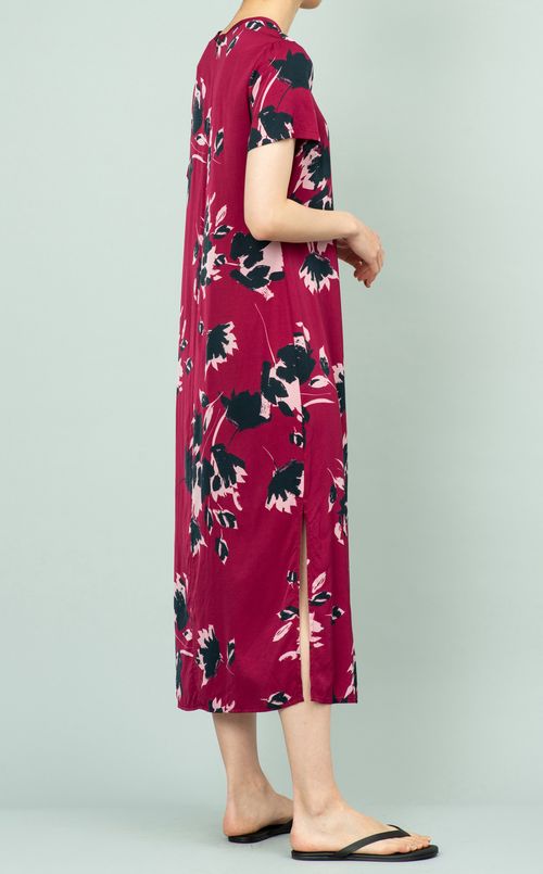 フラワープリントワンピース