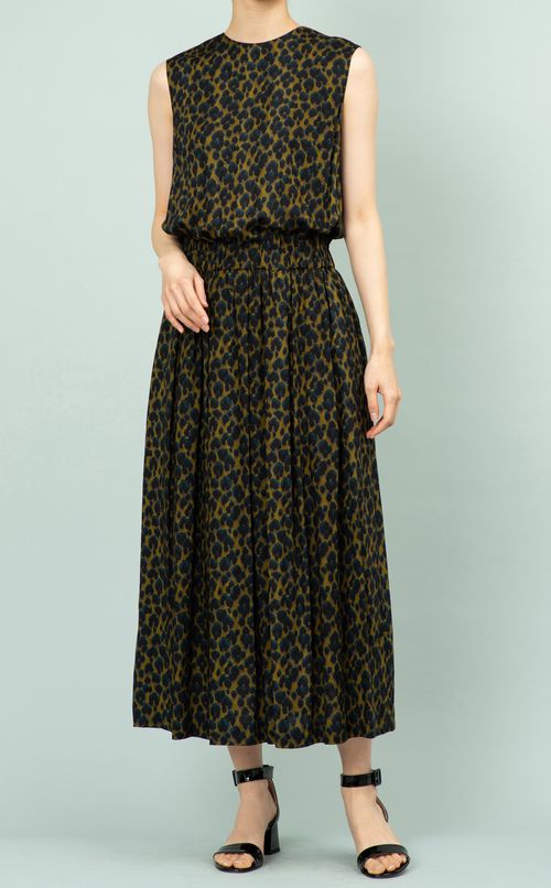 レオパードロングワンピース