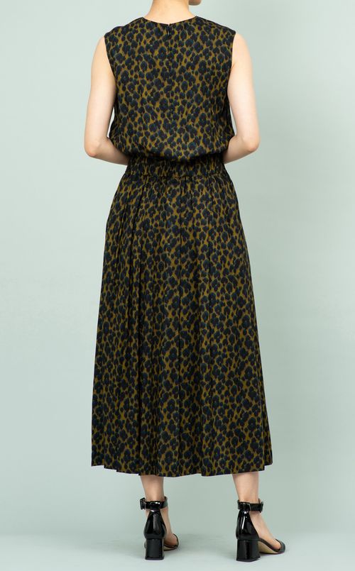 レオパードロングワンピース
