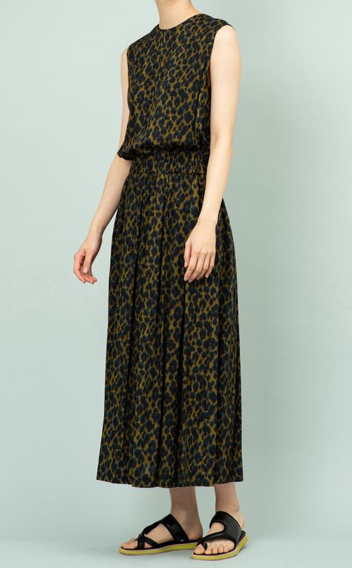レオパードロングワンピース