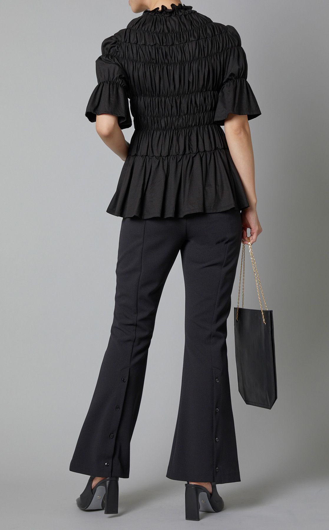 EZUMi ブルー シャーリング 長袖シャツ EZUMi｜シャーリングプルオーバー