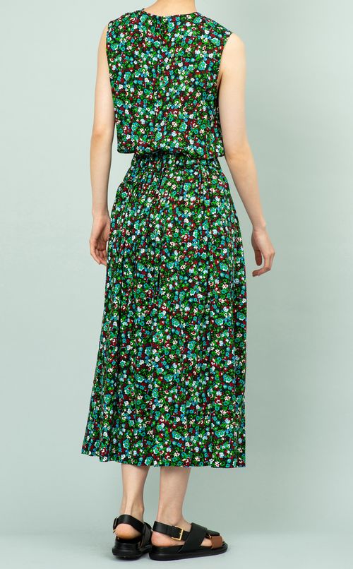 フラワープリントワンピース