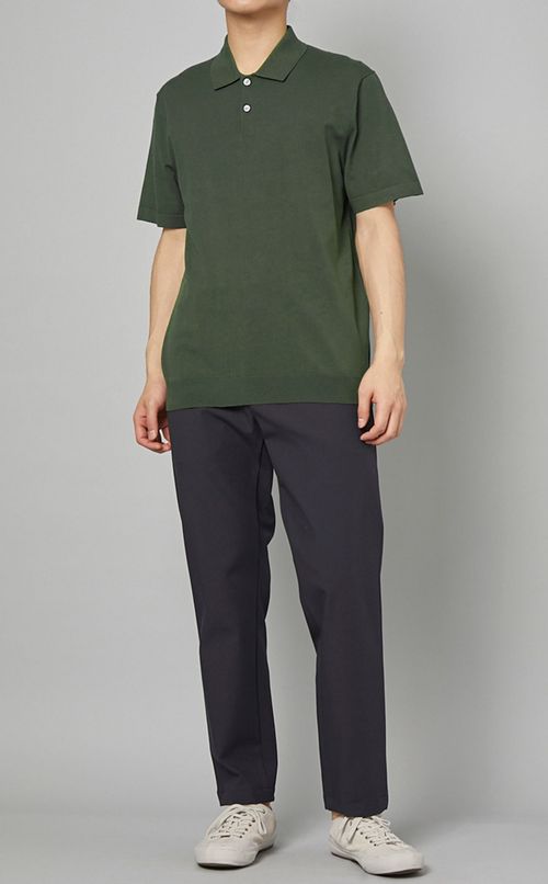 ドライタッチニットポロ