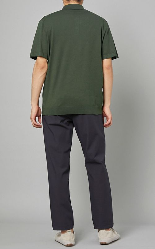 ドライタッチニットポロ