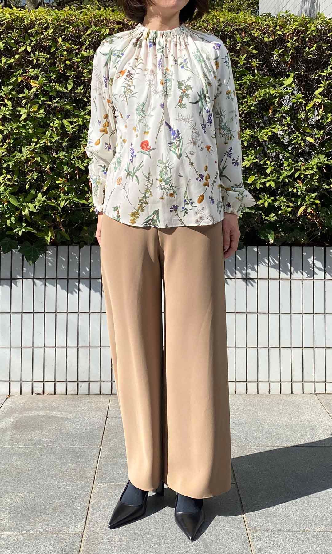 TOMORROWLAND collection｜ボタニカルプリントブラウス