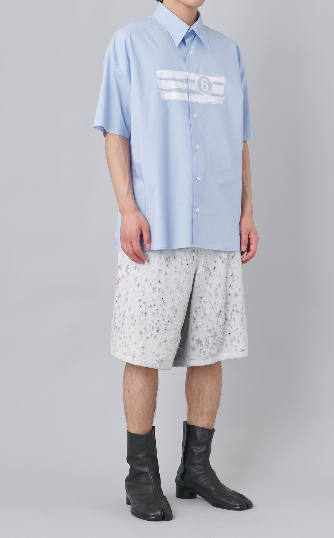 MM6 Maison Margiela｜ダメージ加工デニムショーツ