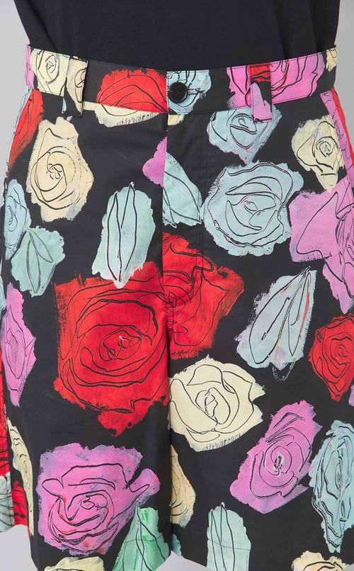 ローズプリントショートパンツ