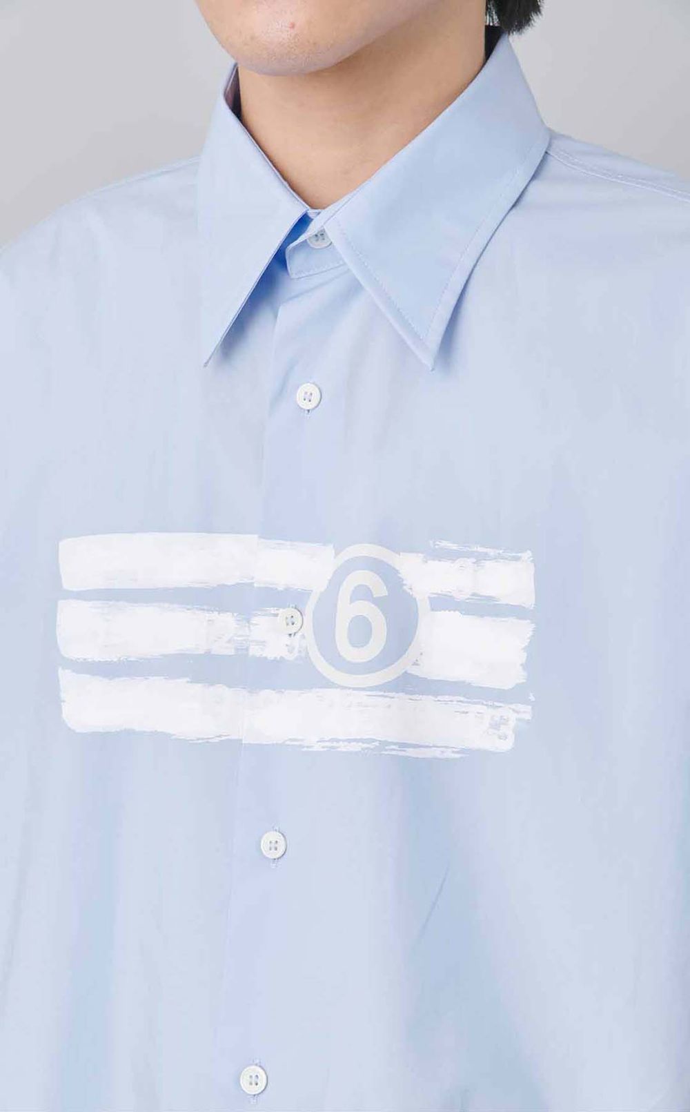 コットンプリントショートスリーブシャツ