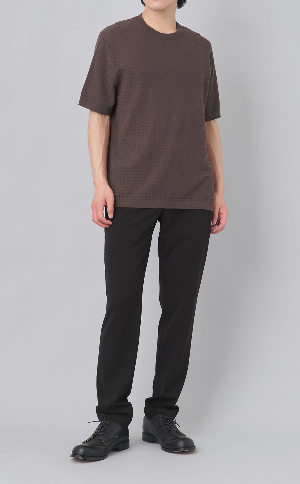 ショートスリーブコットンニット