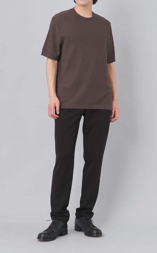 ショートスリーブコットンニット