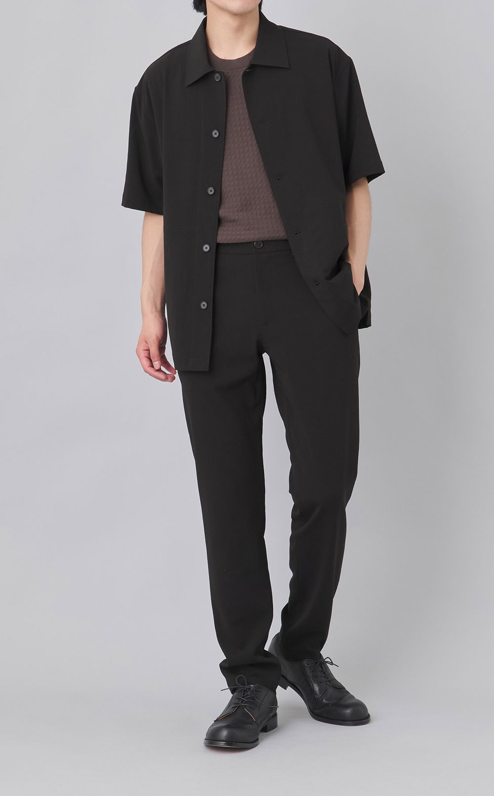 ショートスリーブコットンニット