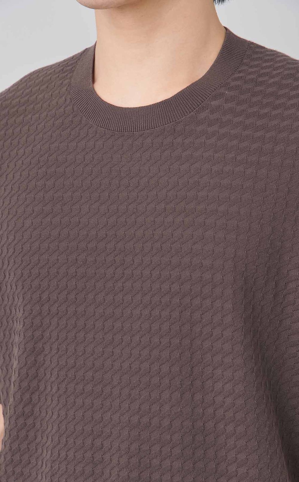 ショートスリーブコットンニット