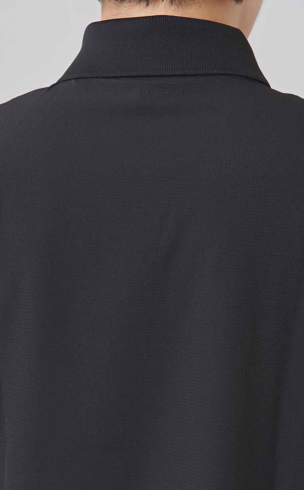 オープンカラーポロシャツ