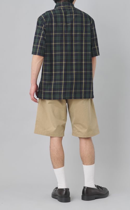タータンチェックショートスリーブシャツ
