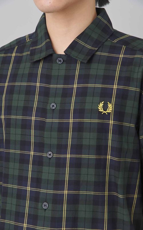 タータンチェックショートスリーブシャツ