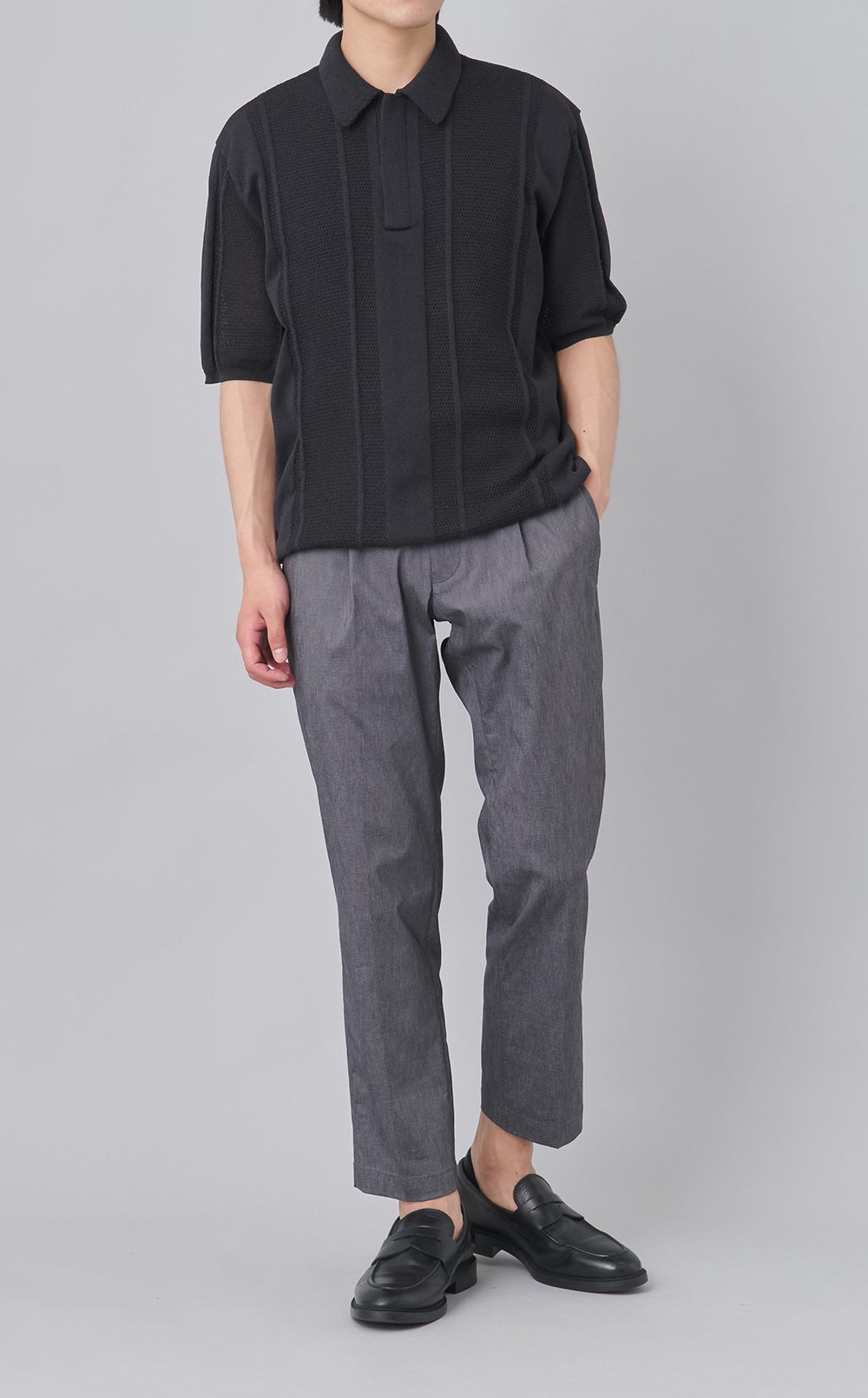 ストレッチリネンパンツ