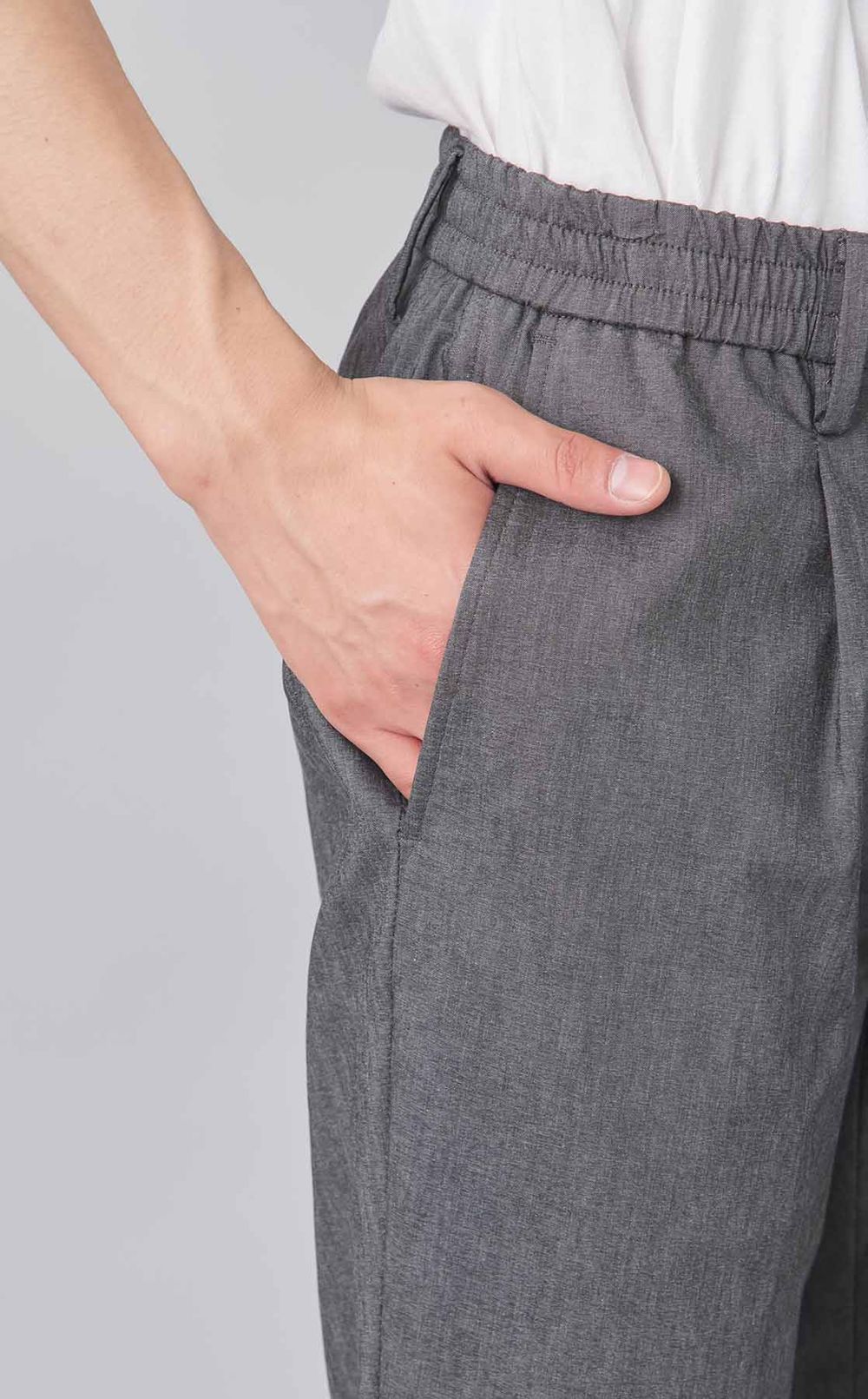 ストレッチリネンパンツ