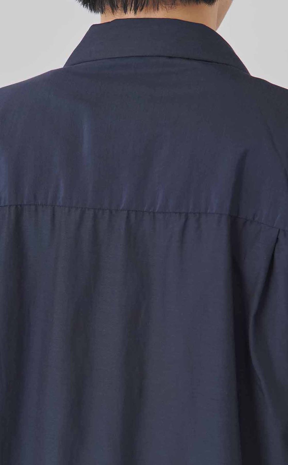 オープンカラーショートスリーブシャツ