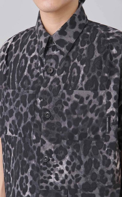 レオパードショートスリーブシャツ