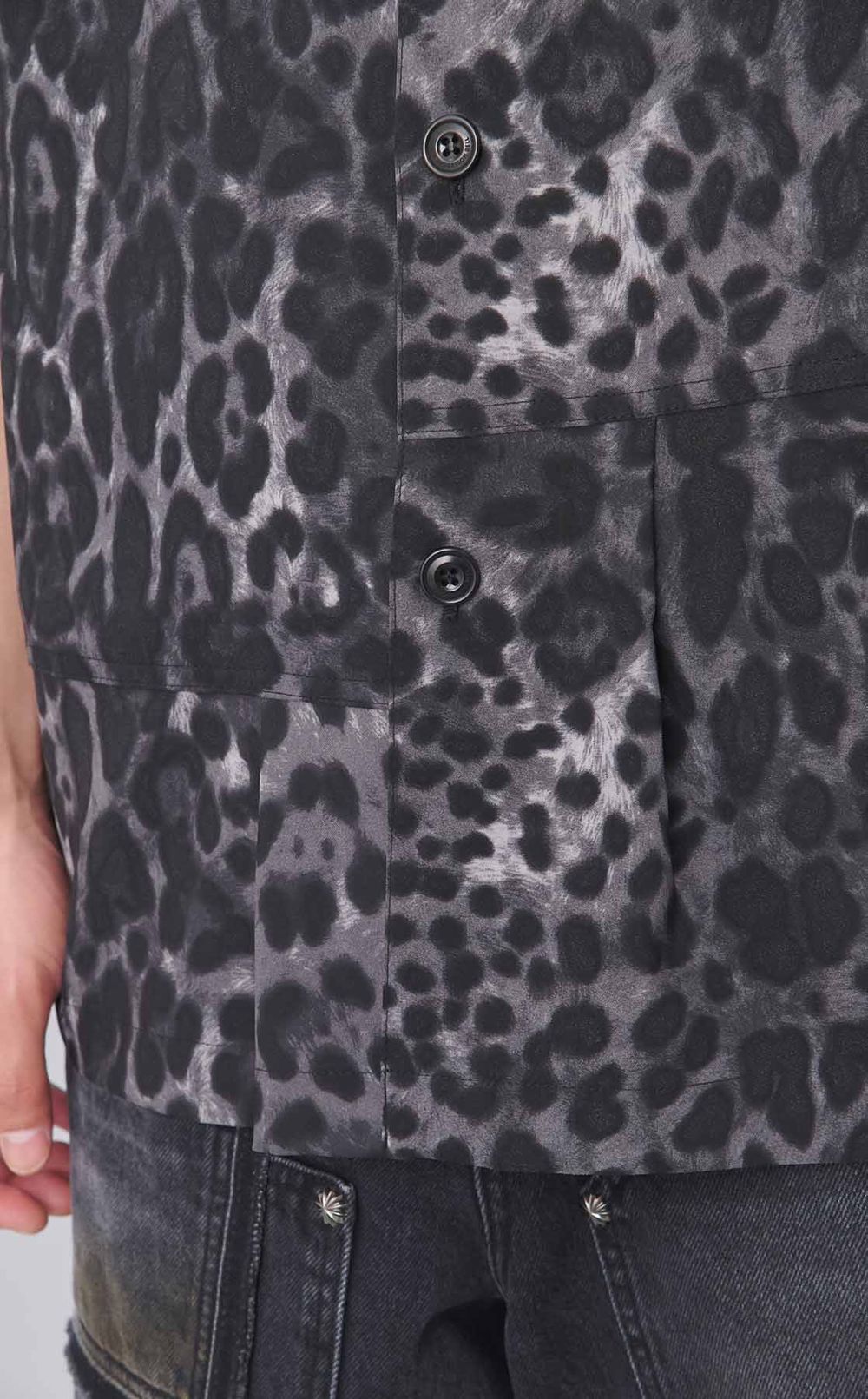 レオパードショートスリーブシャツ
