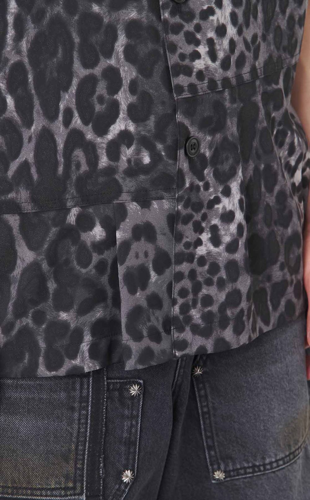 レオパードショートスリーブシャツ