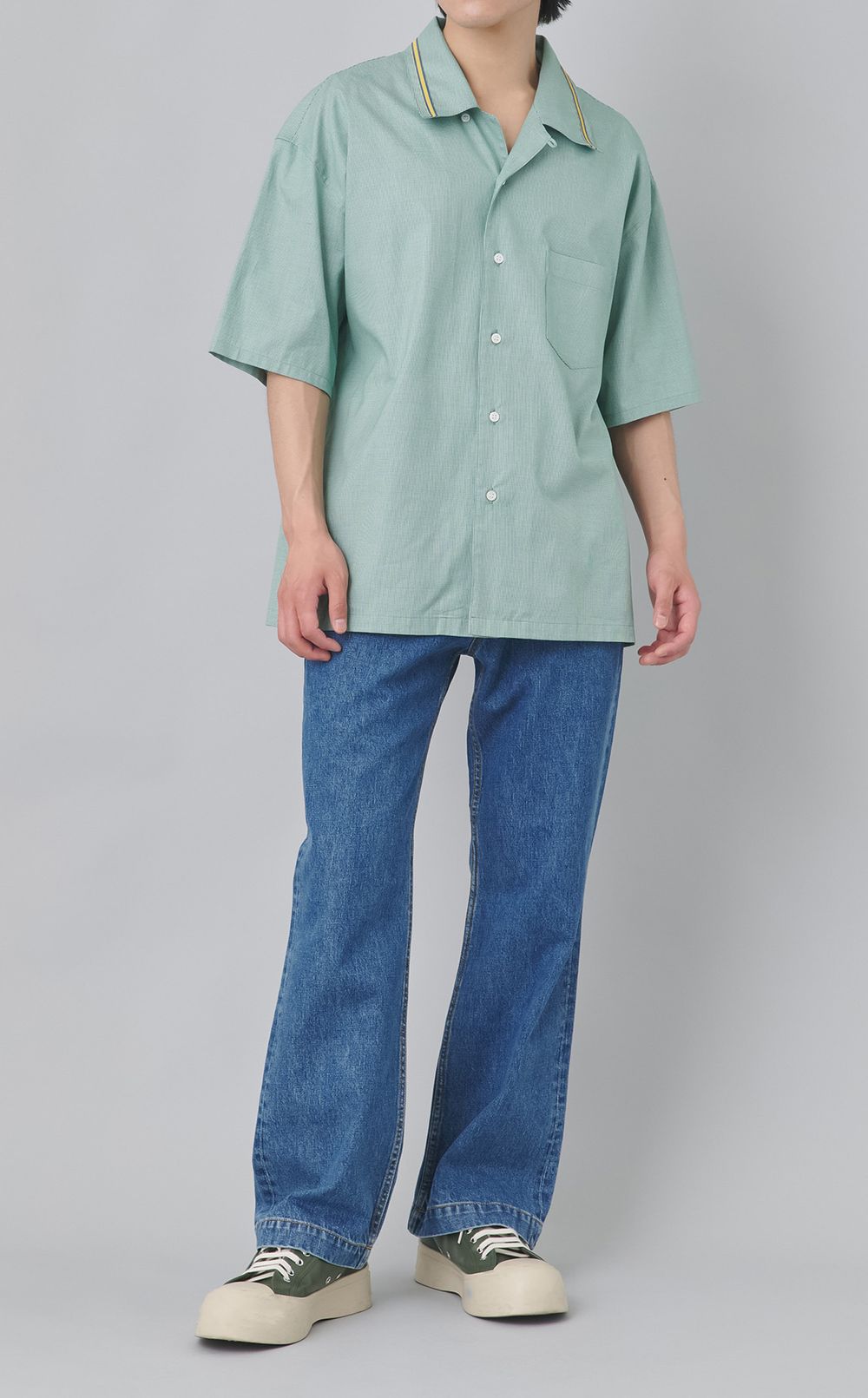 ブーツカットデニムトラウザー