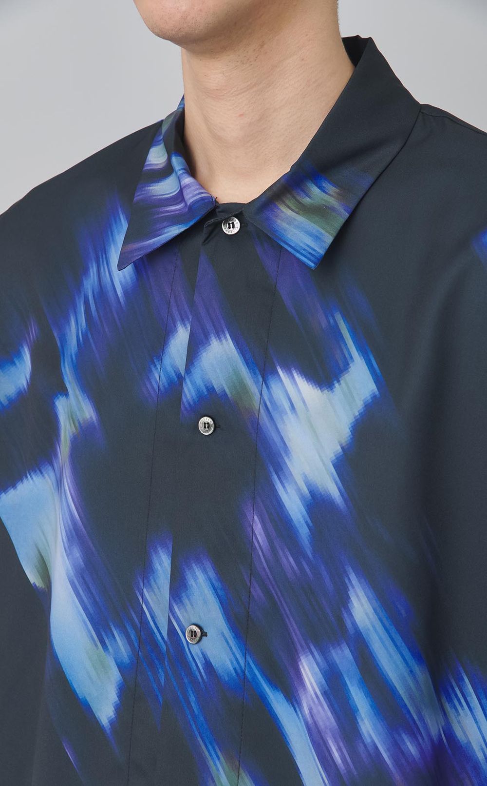 ハーフスリーブプリントシャツ