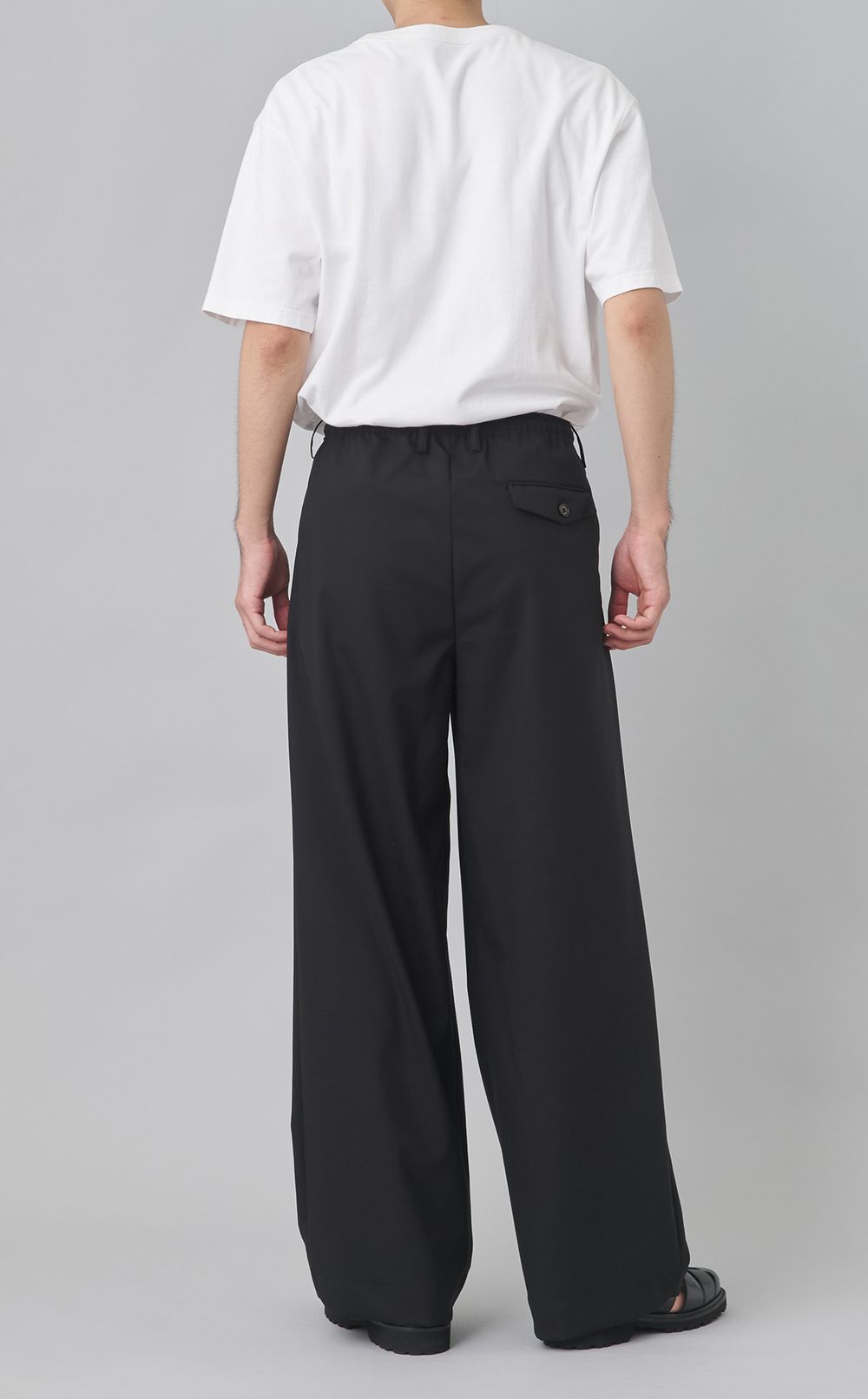 トリプルプリーテッドイージーパンツ