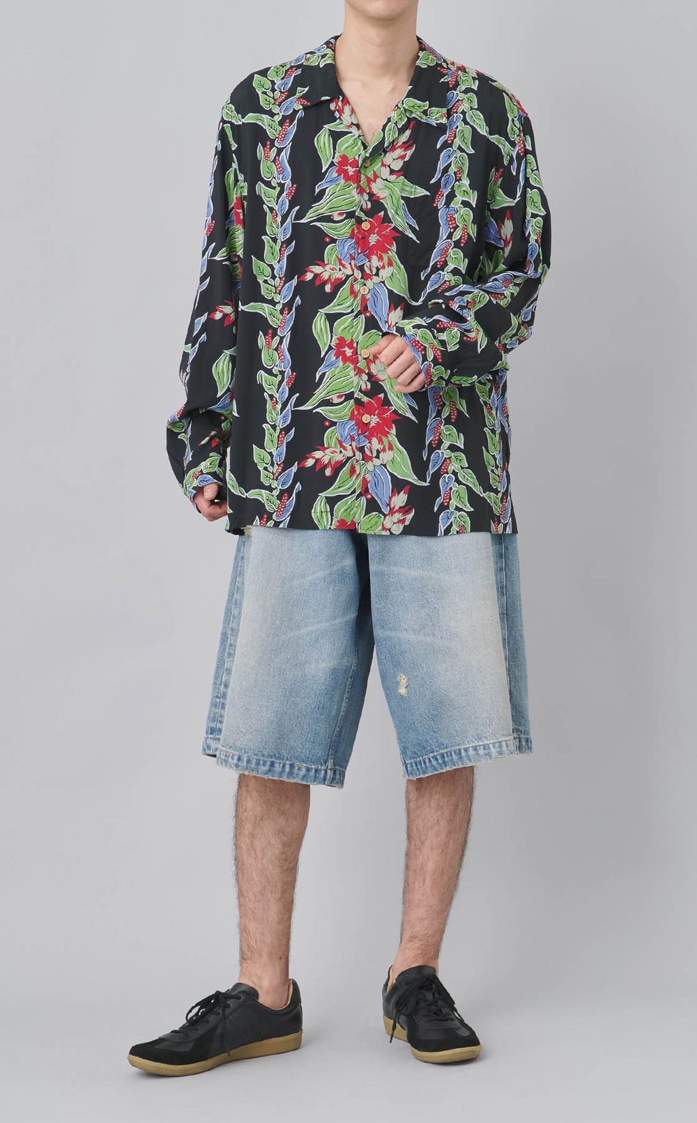 アロハロングスリーブシャツ