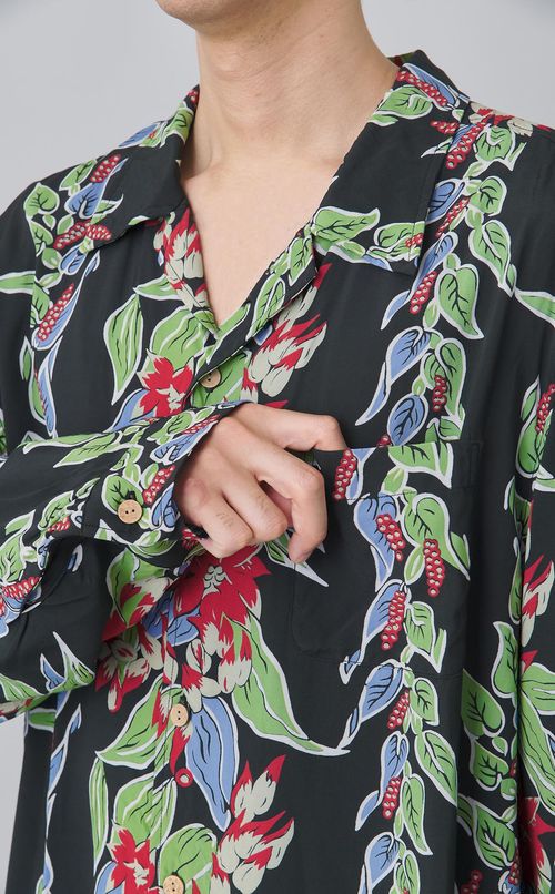 アロハロングスリーブシャツ