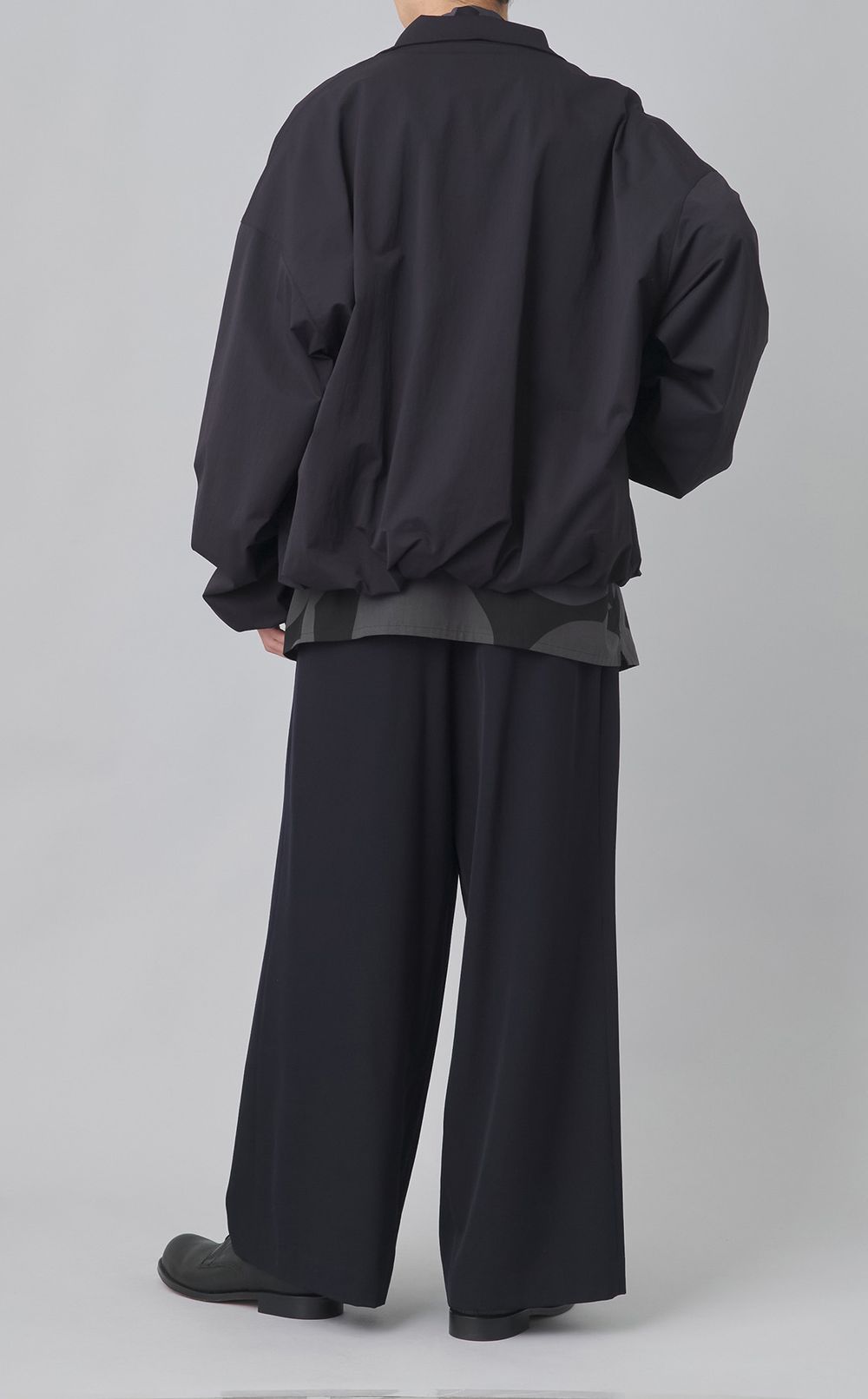 ナイロンギャバスタンドブルゾン