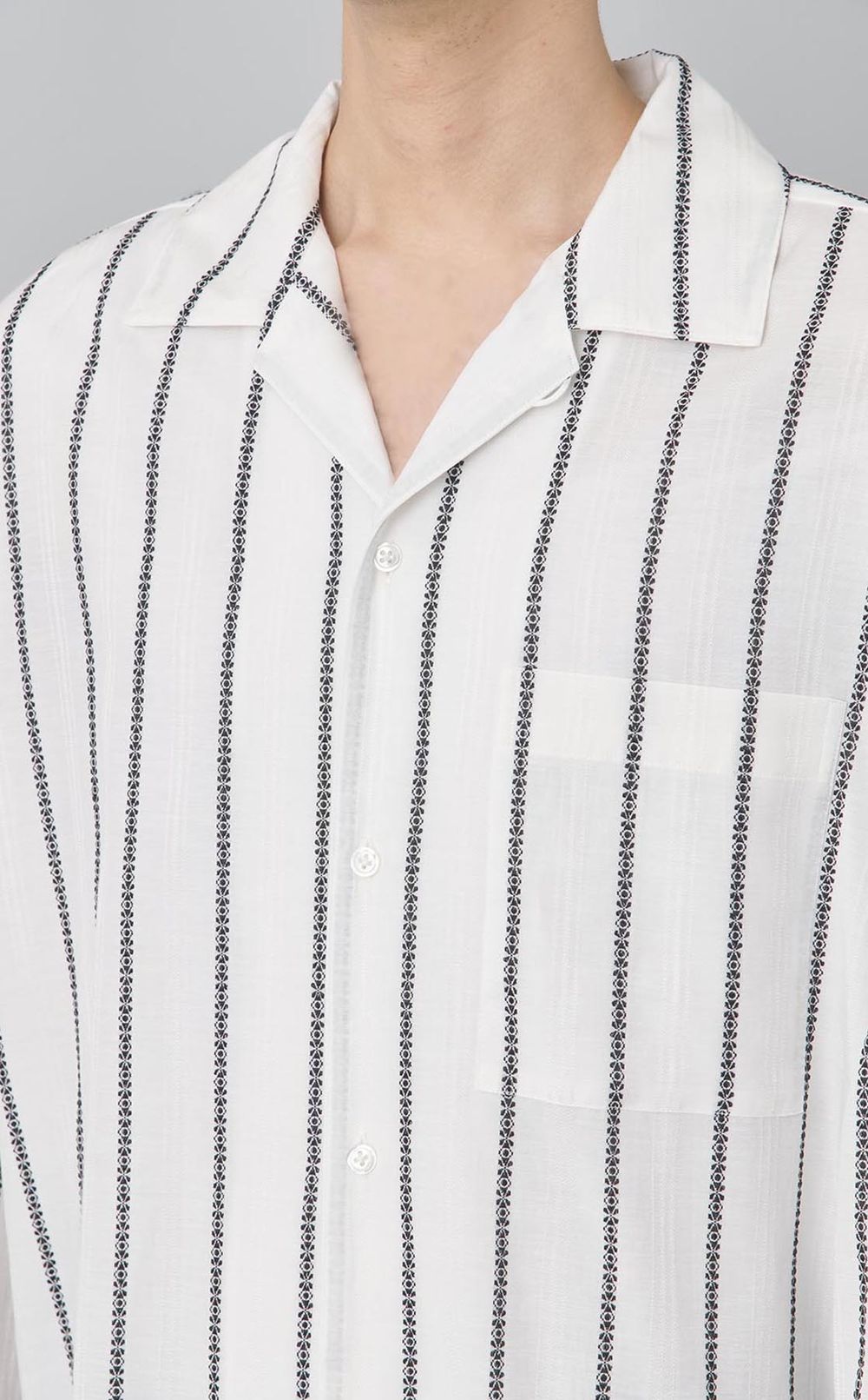 《手洗い可》【別注】オールドJQオープンカラーシャツ