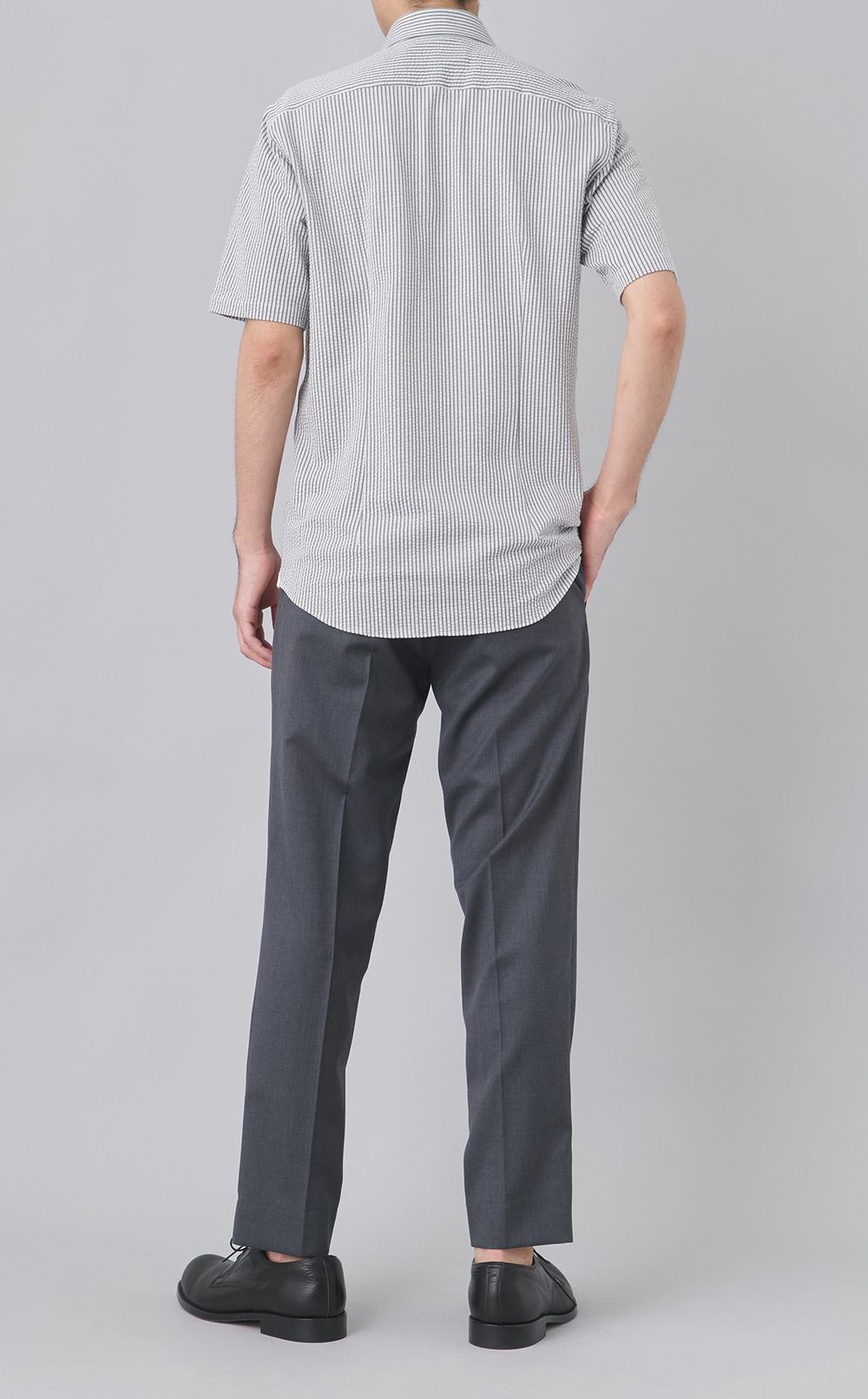 コットンポリエステルニットシャツ