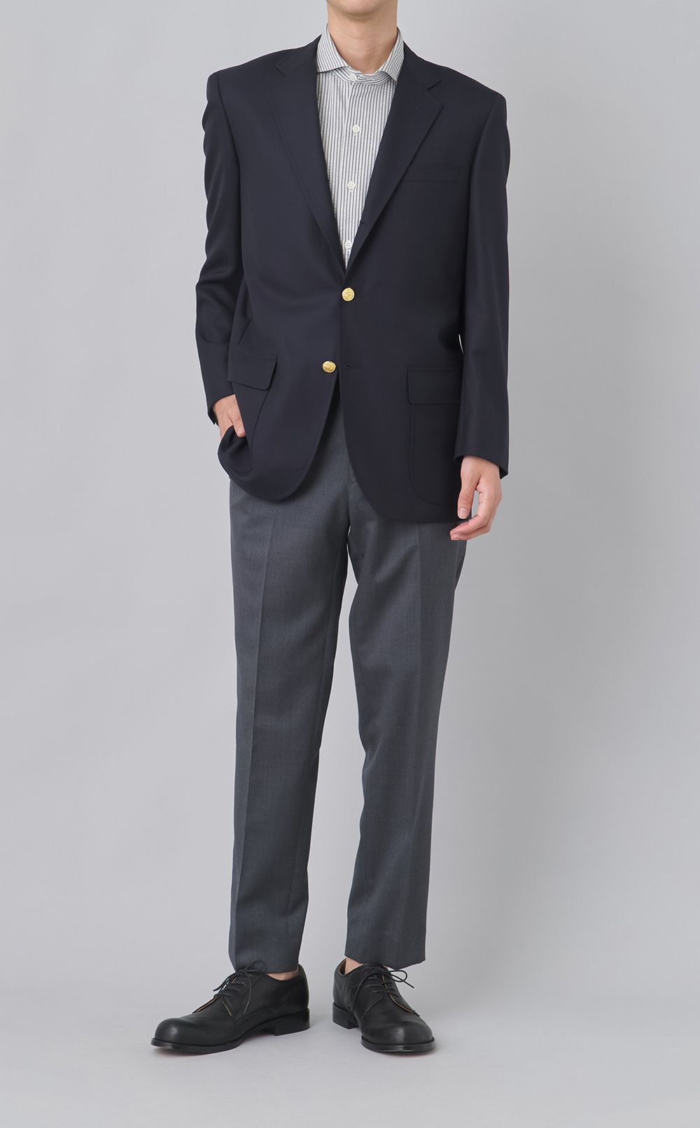 ウールサージトラウザー