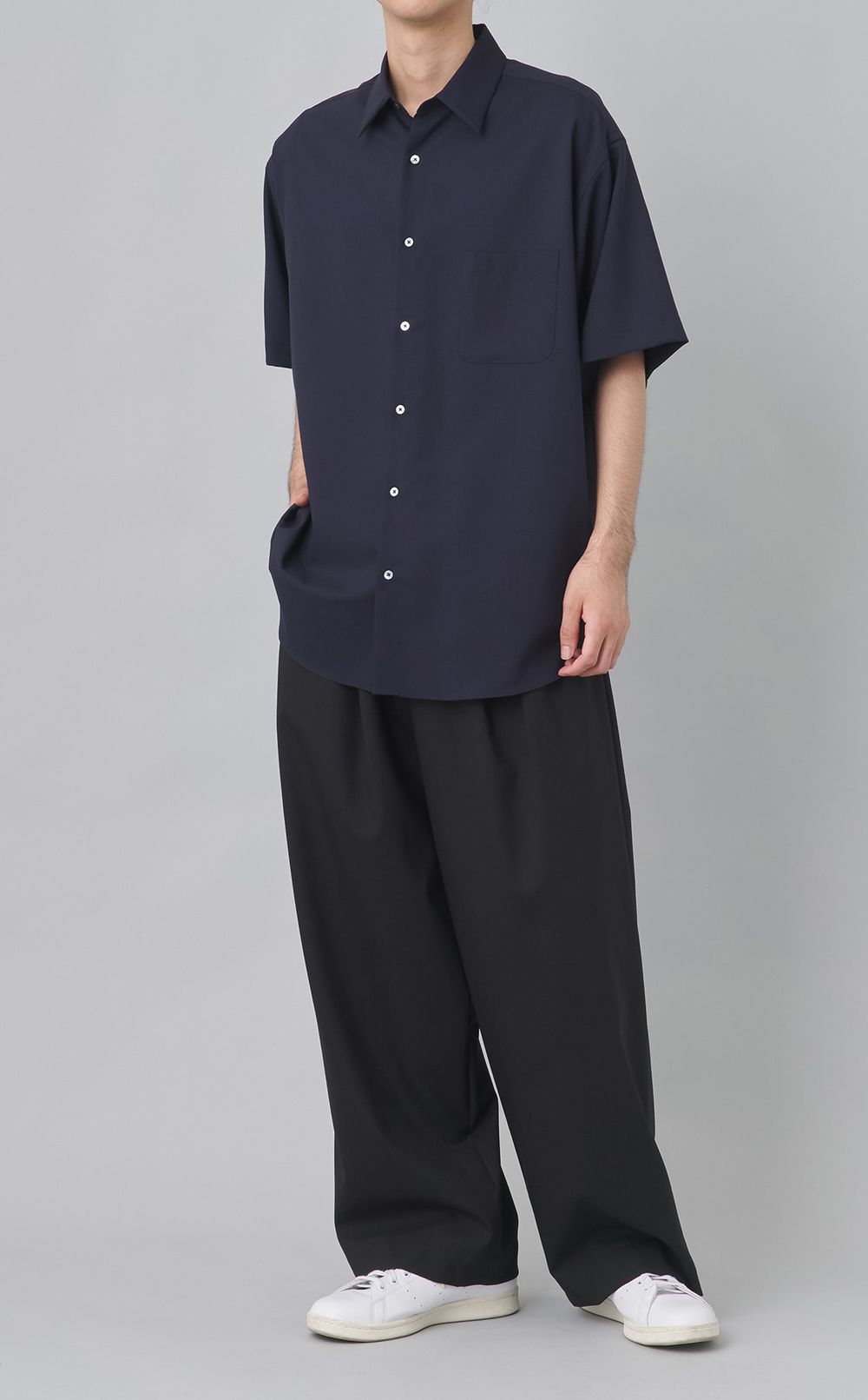 トリプルプリーテッドイージーパンツ