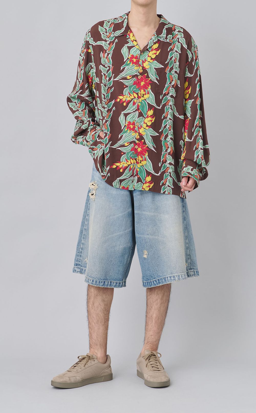 アロハロングスリーブシャツ