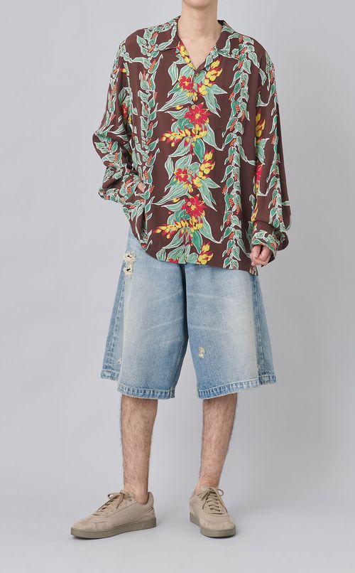 アロハロングスリーブシャツ