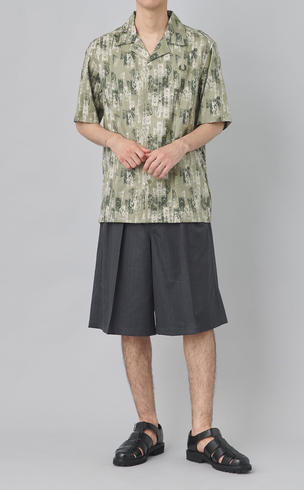 サマーウール3/4スラックス