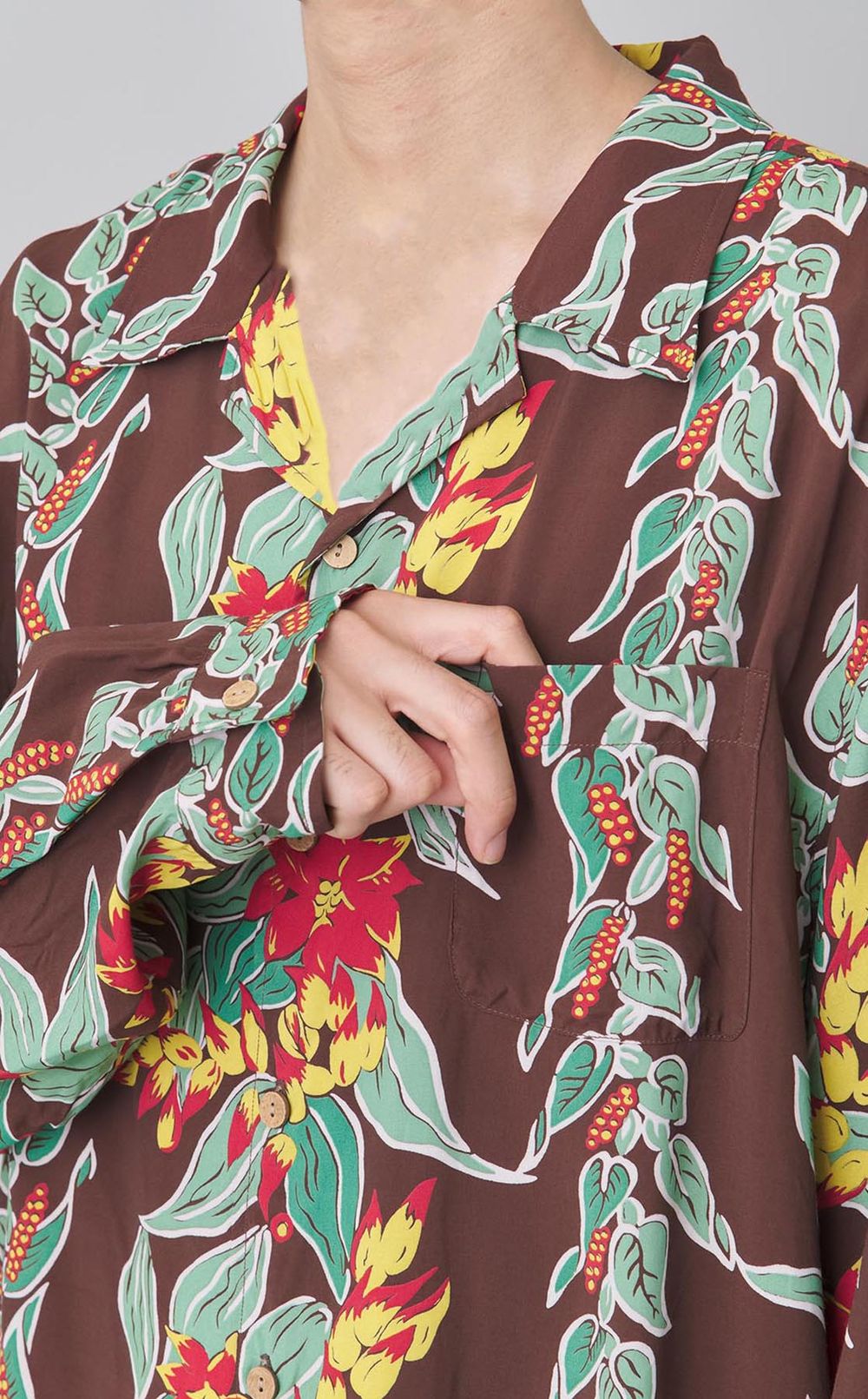 アロハロングスリーブシャツ